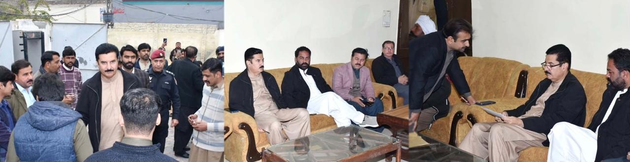 Governor Khyber Pakhtunkhwa Faisal Karim Kundi meets party leaders, citizens at his residence Kundi Model Farm