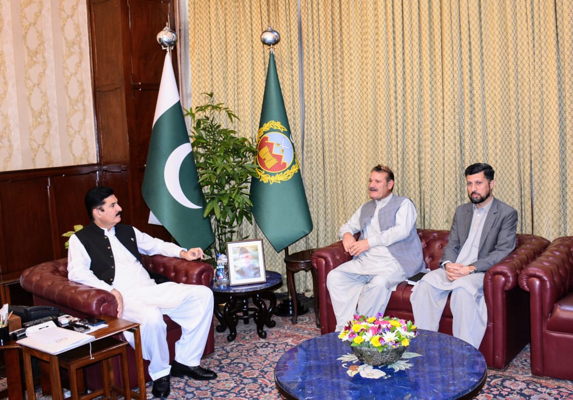 Kundi called on by Dr. Muhammad Riaz Tanoli, Chief Executive Officer Sehat Card Plus KP