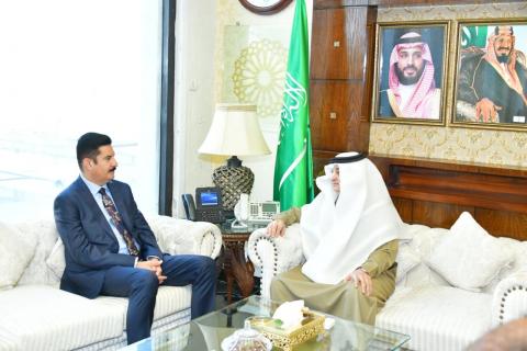 Kundi meets Ambassador of Saudi Arab.