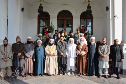 A delegation of the National Peace Message Committee