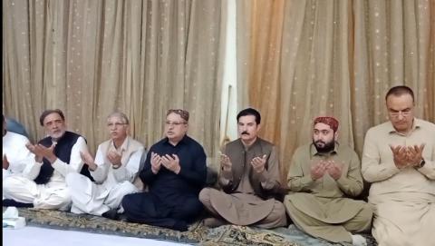 Faisal Karim Kundi along with PPP Senior Leadership visits Jakhrani House District Jacobabad and condolence with Mir Aijaz Khan Jakhrani MNA